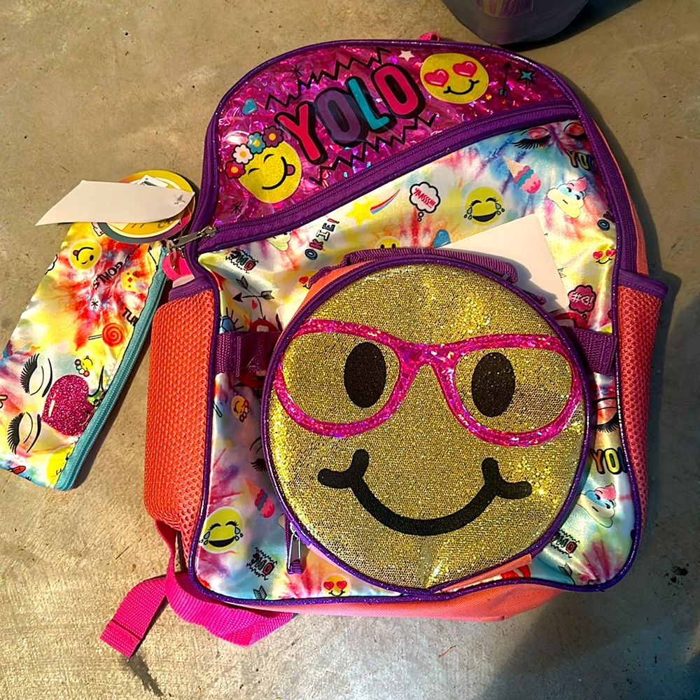 5 piece backpack set